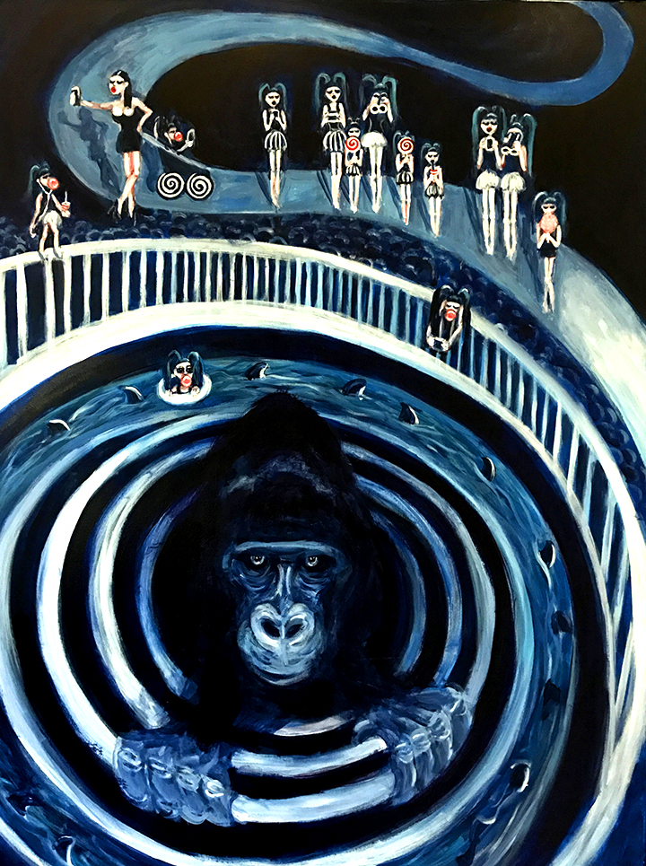 Gorilla at zoo - Ape Escape