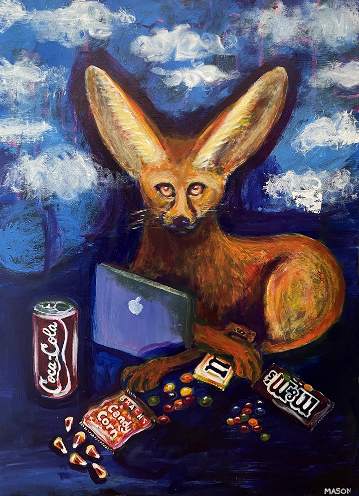 FENNEC FOX painting