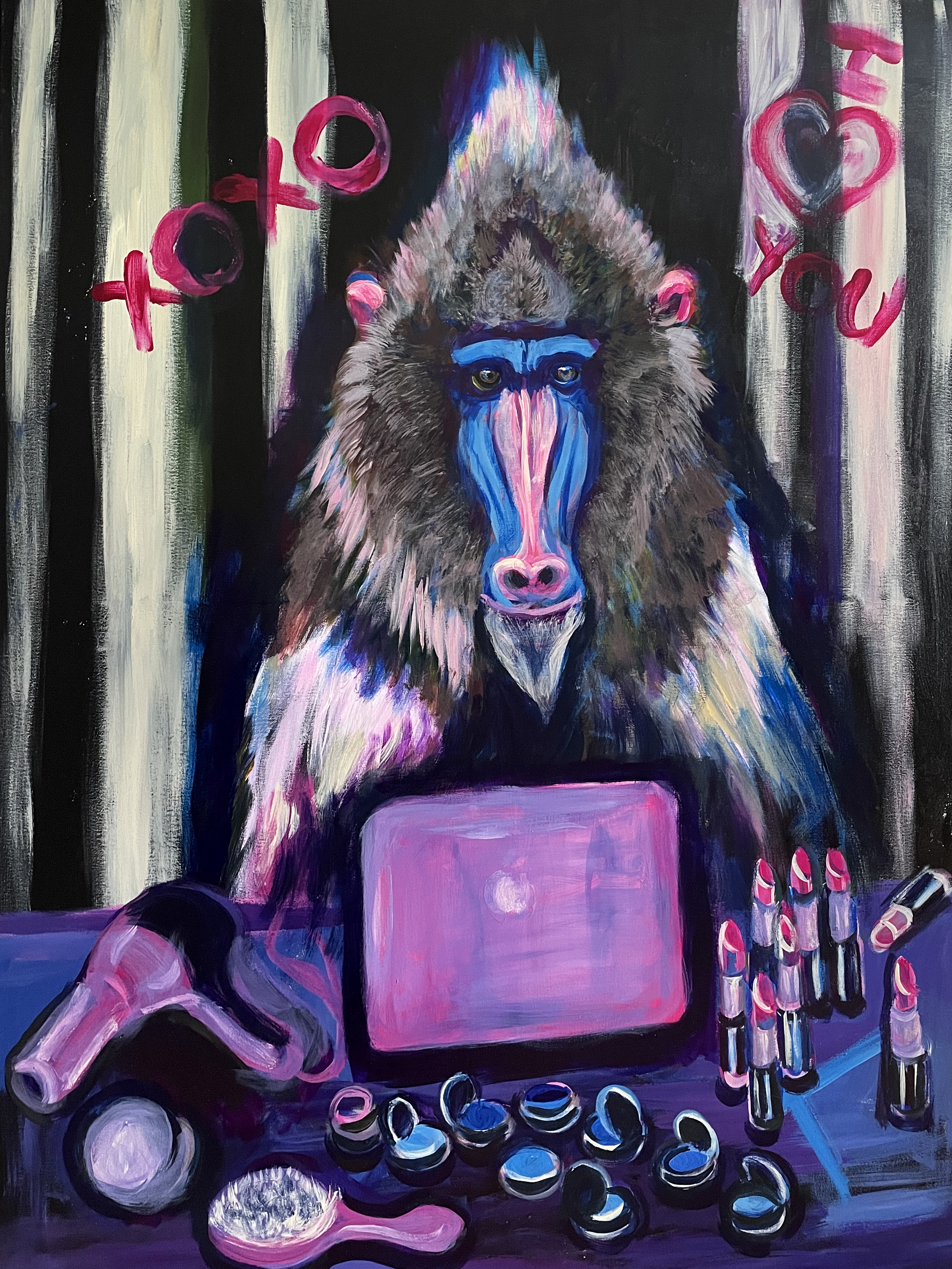 mandrill painting