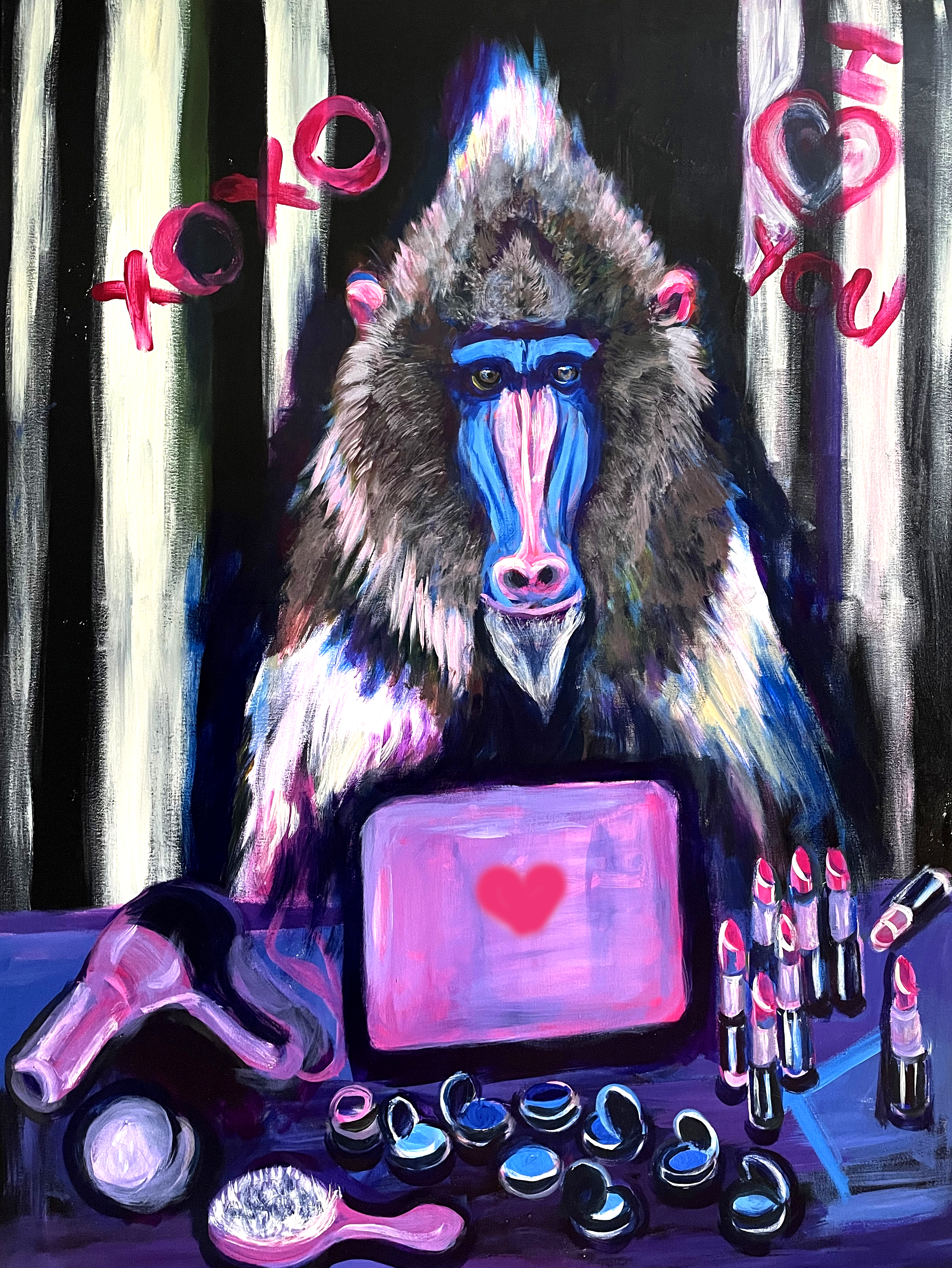 mandrill painting
