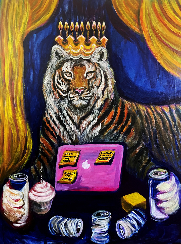 TIGER painting